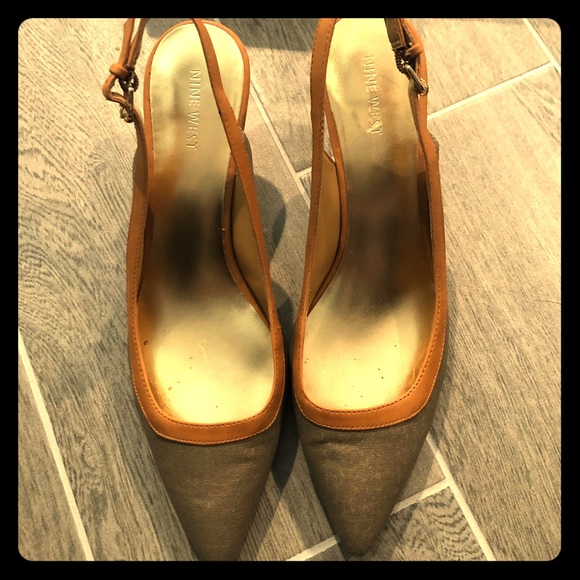 Nine West Shoes - Nine West Enthusiato in gold/natural size 8.5